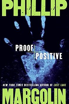 a book cover with an image of a person's hand and the words proof positive