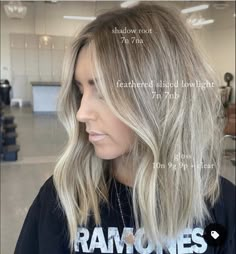 Highlight To Balayage, Dark Blonde Toner Formula, Natural Blonde Formula, Beige Blonde Formula Redken, Blonde Root Melt With Money Piece