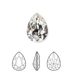 four different shapes of diamonds on a white background