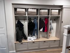 Organized & Stylish Mudroom Inspiration 🌿✨ | Discover this functional mudroom with a built-in bench, perfect for easy storage and a cozy entryway! Ideal for families needing a tidy drop zone with plenty of storage space. 

#Mudroom #HomeOrganization #EntrywayDecor #StorageSolutions #CaliforniaClosets #CaliforniaClosetsClevelandandColumbusPittsburgh #CaliforniaClosetsPittsburgh Mudroom Inspiration, Cozy Entryway, Functional Mudroom