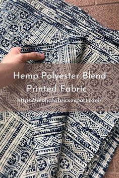 Hemp polyester blend printed fabric - A sustainable textile
Explore and discover Aloha's high quality hemp polyester blend fabric which has advantage of natural fibre with synthetic textile material highly suitable for drapey and strong apparel Textile Material, India, High Quality