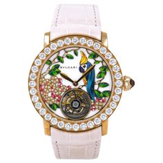 Hand Clock, Cushion Diamond Ring, Bvlgari Jewelry, Gold Watches Women, Bangle Watches, Watch Dial, Diamond Collection, Expensive Watches, Limited Edition Watches