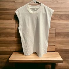 Brand New White Galaxy Sleeveless Shirt White Sleeveless Muscle Tee, Basic Everyday Sleeveless Vest, Basic Sleeveless Everyday Vest, Basic Sleeveless Vest For Everyday, White Sleeveless Cotton Muscle Tee, White Cotton Sleeveless Muscle Tee, White Sleeveless Cotton Vest, Sleeveless Cotton T-shirt For Everyday, Basic White Sleeveless Top