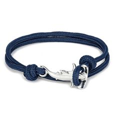 Absolutely Stylish Well Finished Hammerhead Sharks Bracelet;Rope Size: 2.5 mm; Length: 14 Inches (Adjustable design work for all); Materials: Alloy & Nylon; Easy to Wear; Great as gift giving;All Product Images are Reflect to the Actual Products. We double Checks every single item before shipped;We are based in New York, U.S. and we are doing long term browsing the best quality and fashion Bracelets & Necklace. We are keeping updating our products in order to maintain our customers' satisfaction Navy Nautical Adjustable Bracelets, Adjustable Navy Nautical Bracelet, Navy Adjustable Nautical Bracelet, Navy Adjustable Casual Bracelets, Shark Bracelet, Shark Accessories, Parachute Cord Bracelets, Hammerhead Sharks, Shark Jewelry