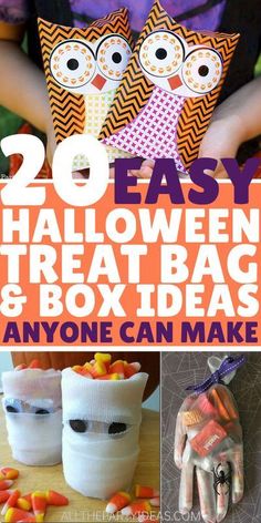 20 easy halloween treat bag and box ideas for anyone can make