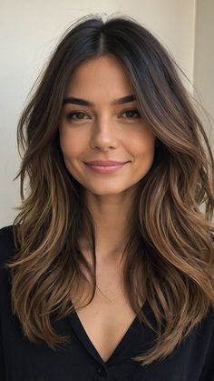 Thick Brunette Hair Shoulder Length, Medium Length Brunette Curtain Bangs, Medium Length Frizzy Hair, Medium Length Haircut With Short Layers, Layered Brown Hair Medium, Medium Length Hair With Layers And Bangs Popular Haircuts, Wavy Hairstyles Medium Length, Medium Length Haircut With Layers Side Bangs, Curtain Bang Balayage