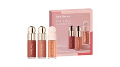 What it is: A gift-worthy set of glow essentials with minis of bestselling Soft Pinch Liquid Blush and Positive Light Liquid Luminizer in new and fan-fave shades. Ingredient Callouts: Free of parabens, formaldehydes, formaldehyde-releasing agents, phthalates, mineral oil, retinyl palmitate, oxybenzone, coal tar, hydroquinone, sulfates SLS & SLES, triclocarban, triclosan, and contains less than one percent synthetic fragrance. These products are also cruelty-free. What Else You Need to Know: This Mini Rare Beauty Blush, Positive Light Liquid Luminizer, Liquid Luminizer, Rare Beauty Blush, Soft Pinch Liquid Blush, Blush And Highlighter, Rare Beauty By Selena Gomez, Bday Wishlist, Coal Tar