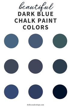 the different shades of blue paint that you can use to decorate your walls and floors