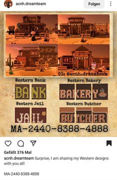 an old fashioned business card for western bank