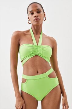 Click here to find out about the Bikini from Karen Millen, part of our latest Bikini Set collection ready to shop online today! Ladies Clothes Fashion, Ladies Clothes, Green Style, Karen Millen, Fashion Face, Green Fashion, New Collection, The Future, Black Women