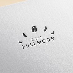 the logo for cafe full moon