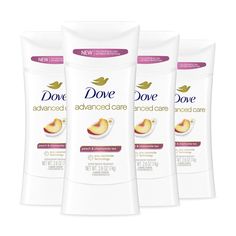 PRICES MAY VARY. CARES & PROTECTS: Dove Advanced Care Peach & Chamomile Tea Antiperspirant Stick is a kind-to-skin antiperspirant deodorant for beautifully soft, resilient underarms LONG-LASTING PROTECTION: 72 hour odor control and all-day sweat protection CARING FORMULA: Antiperspirant deodorant with Pro Ceramide Technology that boosts ceramide levels in your skin REPLENISHES SKIN: Antiperspirant deodorant stick that helps your skin barrier repair and improve after shaving DELICATE FRAGRANCE: Antiperspirant deodorant infused with a juicy peach and calming chamomile tea scent Dove Antiperspirant, Dove Deodorant, Skin Barrier Repair, Victoria Secret Love Spell, Mini Fragrance, Juicy Peach, Neutrogena Makeup, Deodorant Stick, Makeup Remover Wipes