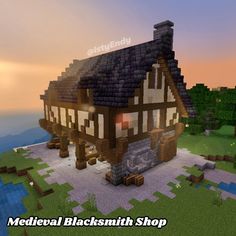 the medieval blacksmith shop in minecraft