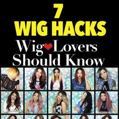 Synthetic Wig Hacks, Wig Hacks, Beauty Tips For Skin, Front Lace Wigs Human Hair, Wig Making, Youthful Skin