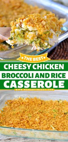 The BEST Chicken Broccoli Rice Casserole Chicken Cheese Rice Casserole, Chicken Broccoli Rice Cheese Casserole, Chicken Broccoli And Rice Casserole, Broccoli And Rice Casserole, Recipes Using Rotisserie Chicken, Broccoli And Rice, Broccoli Recipes Casserole, Chicken Broccoli Rice Casserole, Chicken Broccoli Rice