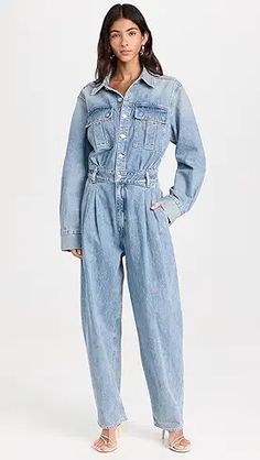 Oak & Acorn Rebelle Reserve Coveralls | Shopbop Ski Trip Outfit, Oak Acorn, Trip Outfit, Houndstooth Sweater, Trip Outfits, Designer Name, One Clothing, Faded Denim, Ski Trip