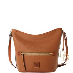 PRICES MAY VARY. Perfectly Everyday -- This effortless crossbody, made from textured leather with a natural grain that hides signs of wear, has a surprising amount of space and a chic, subtle slouchy top. One outside zip pocket. One inside zip pocket. Two inside pockets. Inside key hook. Strap length 22.5". Lined. Zipper closure. Removable DB medallion. These casual silhouettes are crafted from textured pebble leather, known for its ability to withstand the demands of your everyday life. Long-la Slouchy Top, Nylon Handbag, Key Hook, Canvas Crossbody Bag, Brown Leather Shoulder Bag, Satchel Tote, Dooney Bourke Handbags, Dooney & Bourke, Leather Hobo