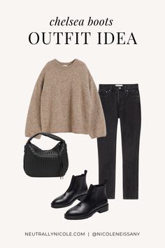 Wondering how to style chelsea boot outfits? I'm sharing the best chelsea boots for womens cold weather style, plus trendy chelsea boots outfit ideas for casual fall and more occasions! | chelsea boots outfit with jeans, chelsea boots with jeans, fall chelsea boot outfits, fall chelsea boot outfit ideas, casual chelsea boots outfit women, fall shoe trends, fall shoes Rometty Chelsea Boot Outfit, Fall Chelsea Boot Outfits, Chelsea Boots And Dress, Pointy Boots Outfit, Black Chelsea Boots Outfit, Chelsea Boots With Jeans, Chelsea Boot Outfits Women, Womens Fall Outfits, Chelsea Boots Outfits