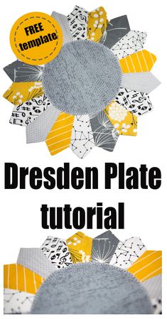 an image of a poster with the words dressen plate tutor written in black and white