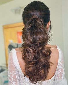 Messy Ponytail Hairstyles, Hairstyles For Brides, Ponytail Hairstyle