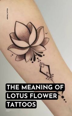 the meaning of lotus flower tattoos