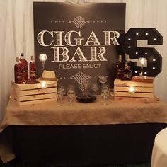 Bar Backdrop, Speakeasy Party, 50th Party, Cigars And Whiskey, 60th Birthday Party, 30th Birthday Parties, 40th Birthday Parties, 50th Birthday Party