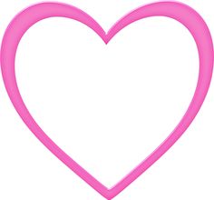 a pink heart shaped object on a white background