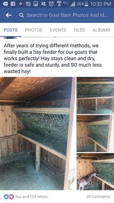 an instagramted photo shows the inside of a barn with hay and other things in it