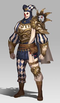 Harlequin Character Design, Dungeons And Dragons Characters, Dnd Art, Drag Queens, Arte Fantasy, Character Design Male, 판타지 아트, Fantasy Rpg, Fantasy Inspiration