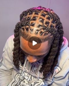 Loc Updo Styles For Men, Styling Dreads For Men, Braids For Dreads Men, Dreads Retwist Styles Men, Hairstyles Dreads Men, Loc Styles Men Long, Dreads Styles For Men Long, Double Barrel Loc Style, Dread Style For Men