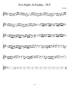 five nights at friday's - it sheet music for violin, piano and orchestra