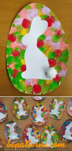 paper plate easter bunny craft for kids to make