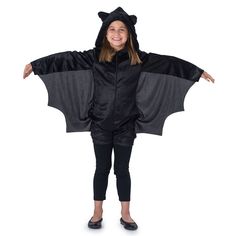 Dress Up America Bat Costume for Kids Bat Costume Kids, Vampire Bat Costume, Bat Wings Costume, Indian Dress Up, Bat Costume, Batgirl Costume, Costume For Girls, Cape Costume, Great Halloween Costumes