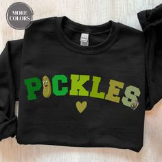 Retro Christmas Pickle Sweatshirt Funny Canned Pickles Sweatshirt Canning Season Sweater Pickle Lovers Crewneck Pickle Shirt Pickle Jar T shirt Pickles Crew Neck Gift for Pickle Lover Gift Pickles Gift If you're a fan of pickles, then this Retro Pickles Sweatshirt is perfect for you! It's the perfect way to show your love for pickles and canning season in style. This pickle lover sweater is made from soft, comfortable fabric and features pickles graphics on the front. It's the perfect gift for a Pickle Lover Gifts, Pickle Sweatshirt, Pickles Sweatshirt, Canned Pickles, Pickle Shirt, Pickles Meme Funny, Squish Mallows