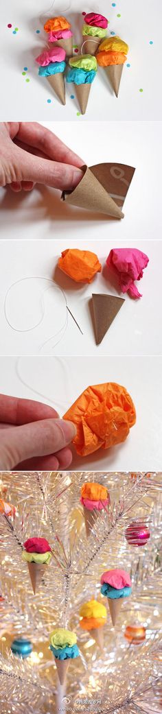 the process for making an origami flower with colored paper