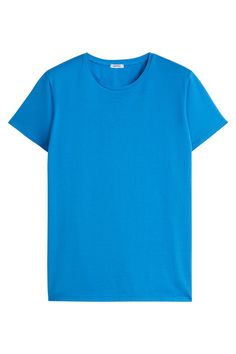 ASPESI-Crew Neck Tee - Sky Blue- Sky Blue Tshirt, Blue Crew, Blue Tshirt, Spring Collection, Crew Neck Tee, Blue Fashion, Small Gifts, Sky Blue, Blue Sky