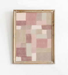 Checkered Art, Pink Checkered, Print Block, Wall Art Trendy, Pink Retro, Checkered Print, Checker Print, Block Wall, Print Pink