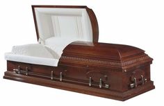 the casket is empty and ready to be opened