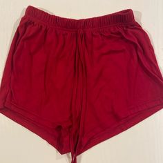 These Red Lounge Shorts Are A Size Small. It Has Been Worn Only A Couple Of Times. They Are Basically Brand New. Red Lounge, Lounge Shorts, Shorts Athletic, Athletic Shorts, Lady In Red, A Couple, Lounge, Womens Shorts, Size Small