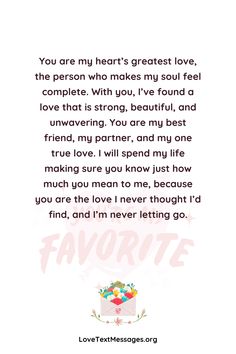 Love messages are a beautiful way to express your deepest feelings to that special someone in your life. Whether you’re looking to share your affection, spark romance, or simply make someone smile, a well-crafted love message can convey emotions in a heartfelt and memorable way. From sweet text messages to deep declarations of love, there’s a perfect message for every occasion. Here are beautiful love messages to help you express how much your partner means to you.