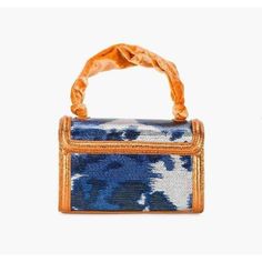 Metallic leather shoulder bagIkat printFont flap closureMetallic orange leather trimsOrange velvet top handle.Composition: Leather 30%, Polyamide 31%, Cotton 7%, Polyester 16%, Acrylic 6%Handle drop length: 4.5"/12 cmShoulder strap drop length: 23.5"/60 cmWidth: 7.5"/18.5 cmHeight: 3"/ 7 cmDepth: 2.5"/6 cmMade in Italy Mini Cross Body Bag, Orange Velvet, Mini Cross, Ikat Print, Velvet Top, Black Textures, Orange Leather, Velvet Tops, Dries Van Noten