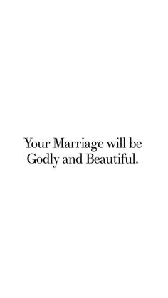 an advertisement with the words your marriage will be godly and beautiful