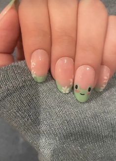 I'm sharing all of the ridiculously cute pastel nails I found online that will send you RUNNING to your nearest nail tech. Nail Designs, Nail Polish, Nail Art, Nails, Green, White, Art