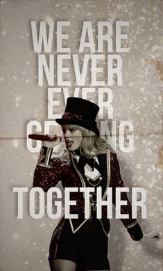 Taylor Swift We Are Never Ever Getting Back Together, We Are Never Ever Getting Back Together, Feminine Archetypes, Travis Taylor, Tour Outfits, Dark Feminine, Getting Back Together, Back Together