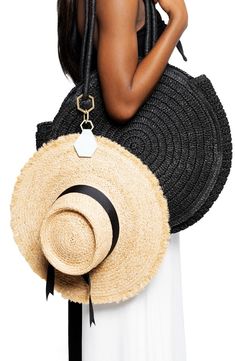 The Hex Leather Hat Clip | Nordstrom Modern Handbag, Hexagon Ring, Large Luggage, Hat Holder, Hat Clip, Leather Hat, Ring Making, Hat Clips, Va Va Voom