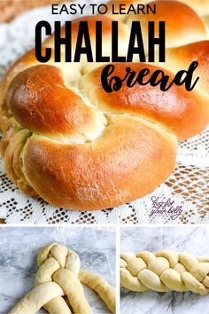 an easy to learn challah bread recipe with instructions for making it in minutes