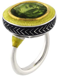 Alice Cicolini Family Jewels, Peridot Ring, Enamel Ring, Cocktail Rings, Jaipur, Amazing Jewelry, Jewelry Art, Beautiful Rings