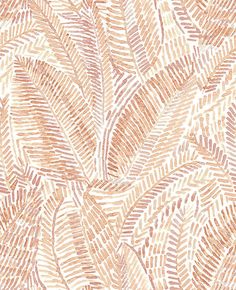 Sample Fildia Orange Botanical Wallpaper Layers Of Rainforest, Orange Raspberry, Bohemian Wallpaper, A Street Prints, Surface Patterns, Wallpaper For Sale, Tropical Wallpaper, Butter Yellow, Orange Wallpaper