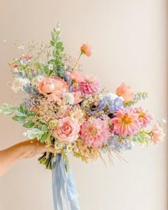 Simple Summer Bridal Bouquet, Oversized Wedding Bouquet, Wildflower Bride Bouquet, June Wedding Flowers, Rachel King, Beach Wedding Bouquet, Elopement Bouquet, Spring Flower Bouquet, Summer Wedding Bouquets