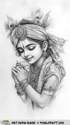 Discover beautiful Krishna sketching ideas that capture the essence of this beloved deity. From playful poses to serene portraits, these creative prompts inspire artists of all levels. Explore various styles, including traditional motifs and modern interpretations, and let your creativity flow as you bring Krishna's charm and spirit to life on paper! Ganesha Art Illustration, Sketch Images